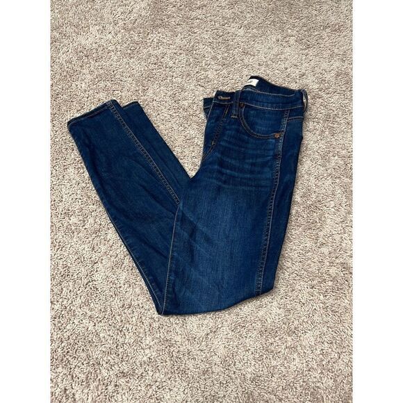 Madewell 10” High Rise Skinny Jeans Dark Wash size 23 - Picture 1 of 5